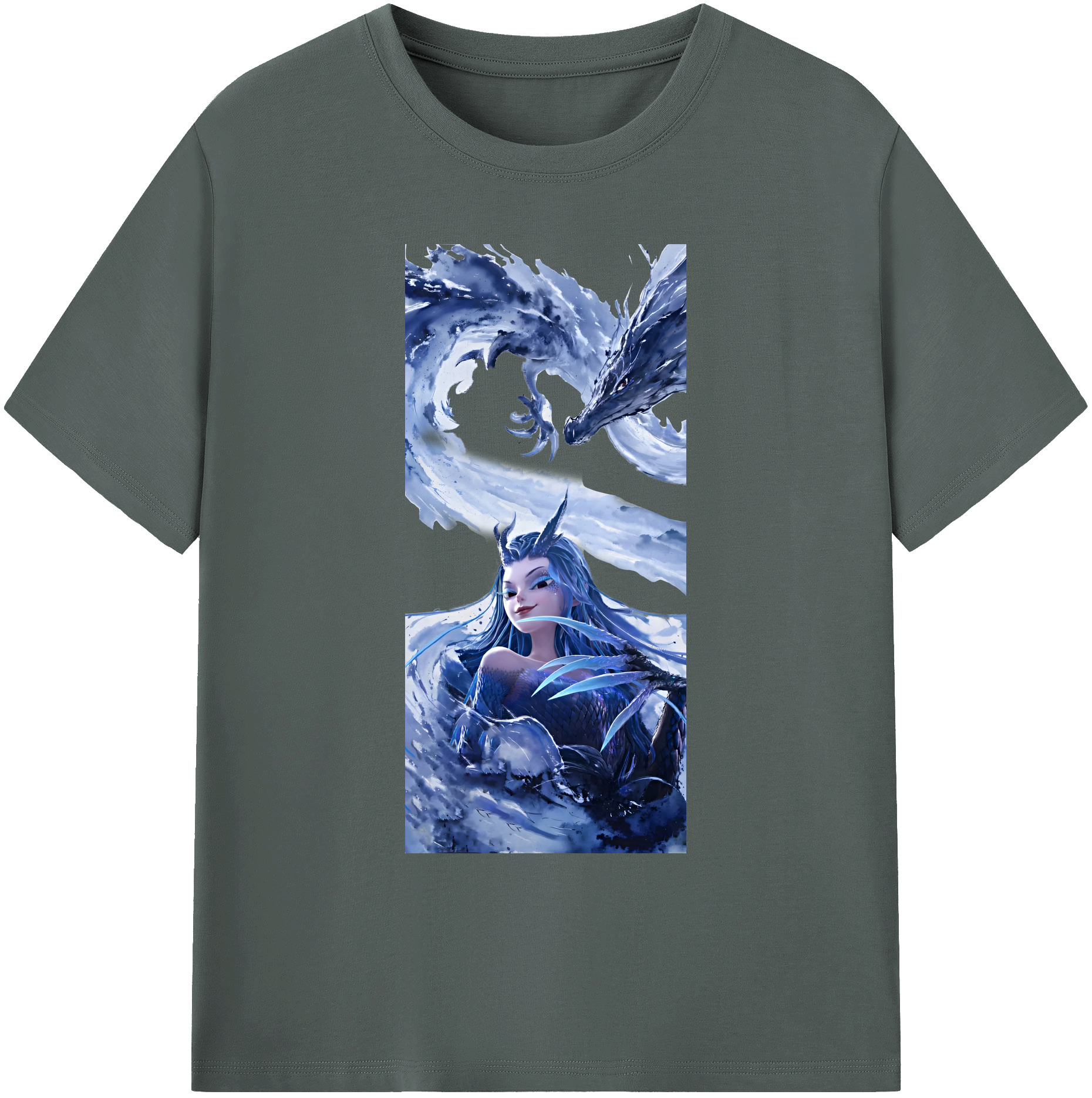 （画像用） Ne Zha 2 ナタ 魔童の大暴れ 綿100％ メンズ半袖Tシャツ｜肌触りやわらか＆通気性